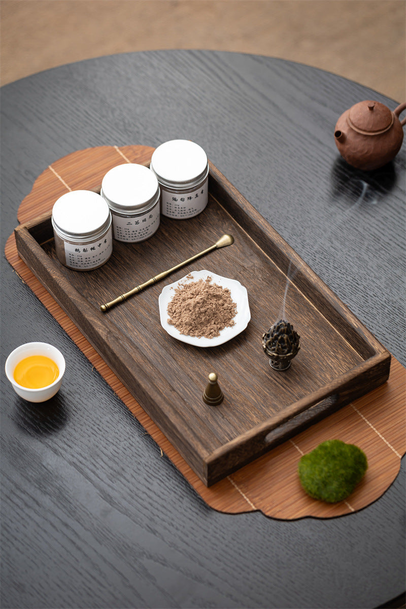 Silver-Lid Incense Powder Set with Boshan Burner – 8 Scents Available