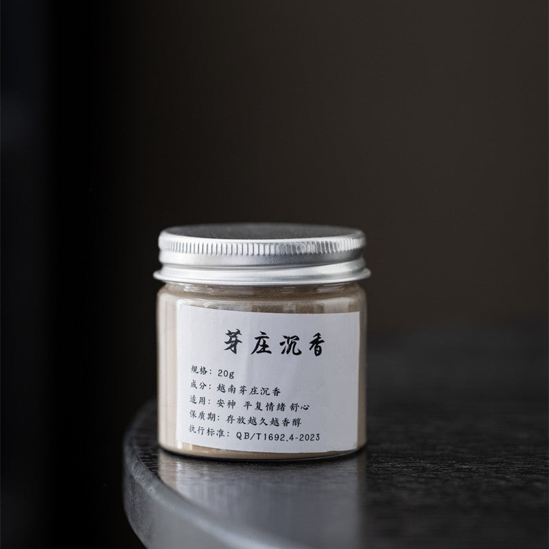Silver-Lid Incense Powder Set with Boshan Burner – 8 Scents Available