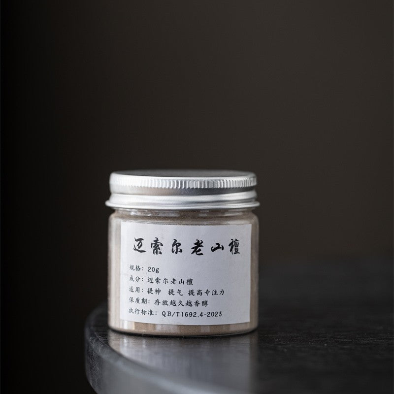 Silver-Lid Incense Powder Set with Boshan Burner – 8 Scents Available