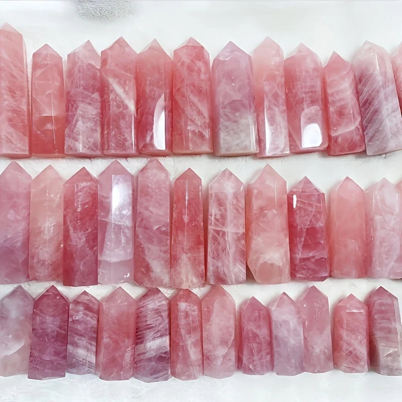 Rose Quartz Crystal Tower – Love & Healing Energy