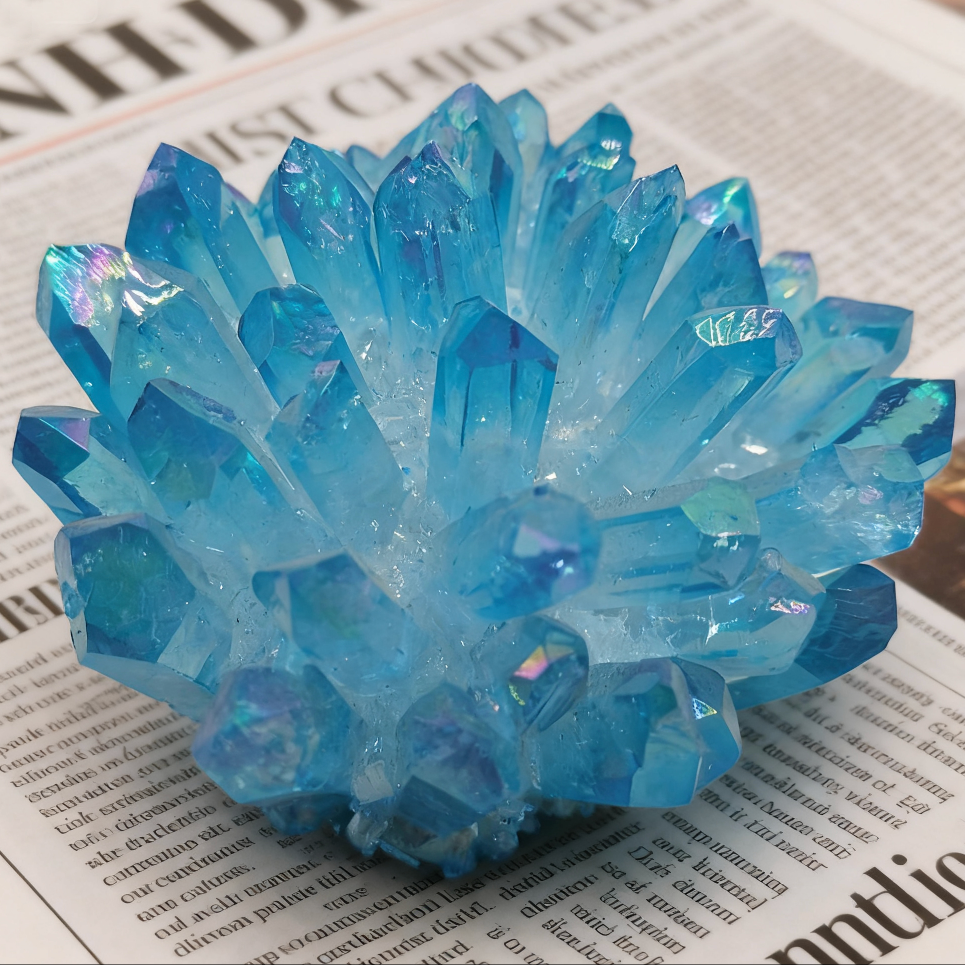 Natural Healing Blue Crystal Cluster🔹