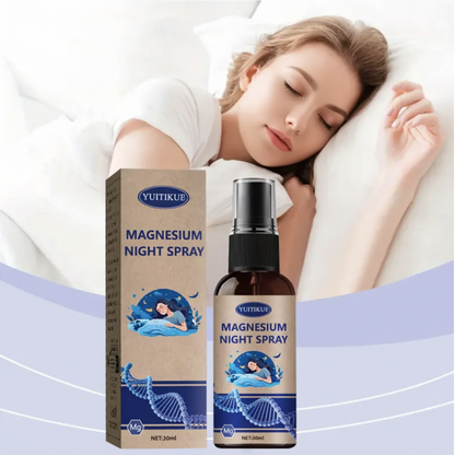 Calming Magnesium Sleep Spray – Natural Relaxation Mist for Men & Women | Muscle Relief & Nighttime Comfort