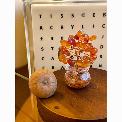 Mini Energy Crystal Trees for Healing & Abundance — Handcrafted Spiritual Desk Decor with Natural Gemstones 🌿✨