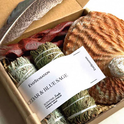 Forest Cedar Smudging Healing Kit