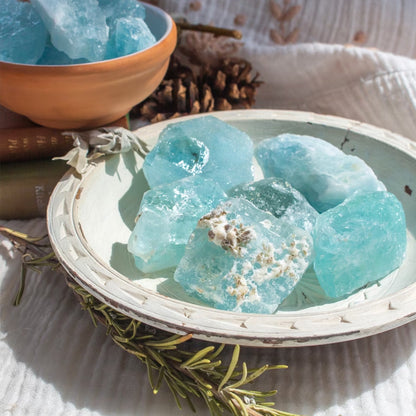 Raw Aquamarine Crystal — Purity & Serenity Stone