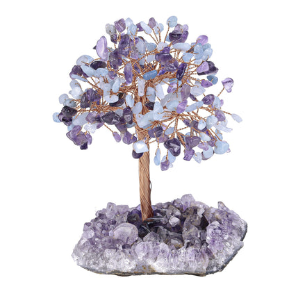 🌳 Celestial Crystal Tree｜Handcrafted Natural Gemstone Energy Tree