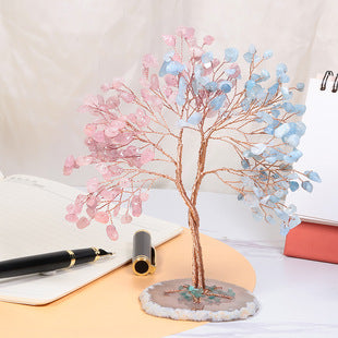 🌳 Celestial Crystal Tree｜Handcrafted Natural Gemstone Energy Tree