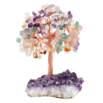 🌳 Celestial Crystal Tree｜Handcrafted Natural Gemstone Energy Tree