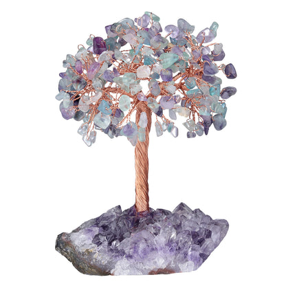 🌳 Celestial Crystal Tree｜Handcrafted Natural Gemstone Energy Tree