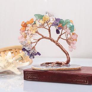 🌳 Celestial Crystal Tree｜Handcrafted Natural Gemstone Energy Tree