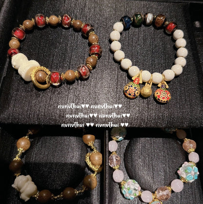 Golden Pi Xiu Wealth Bracelet Set
