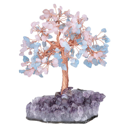 🌳 Celestial Crystal Tree｜Handcrafted Natural Gemstone Energy Tree