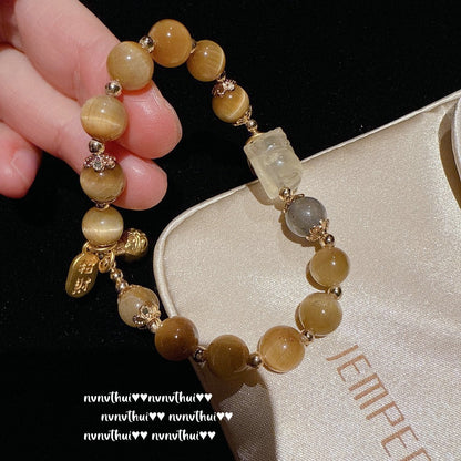 Golden Pi Xiu Wealth Bracelet Set