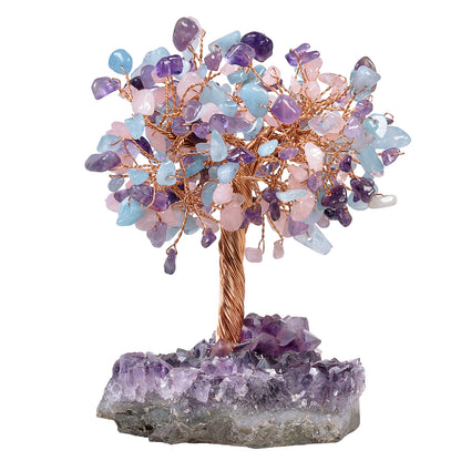 🌳 Celestial Crystal Tree｜Handcrafted Natural Gemstone Energy Tree
