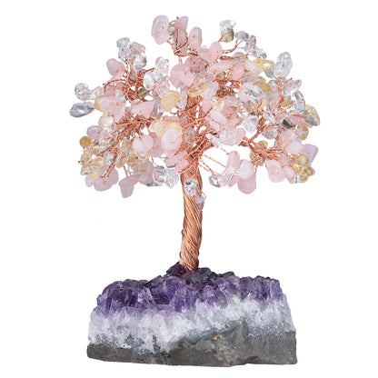 🌳 Celestial Crystal Tree｜Handcrafted Natural Gemstone Energy Tree