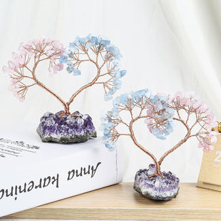 🌳 Celestial Crystal Tree｜Handcrafted Natural Gemstone Energy Tree