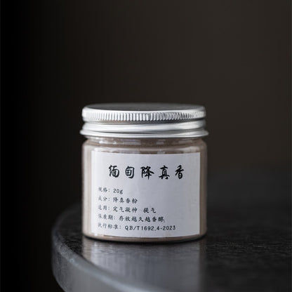 Silver-Lid Incense Powder Set with Boshan Burner