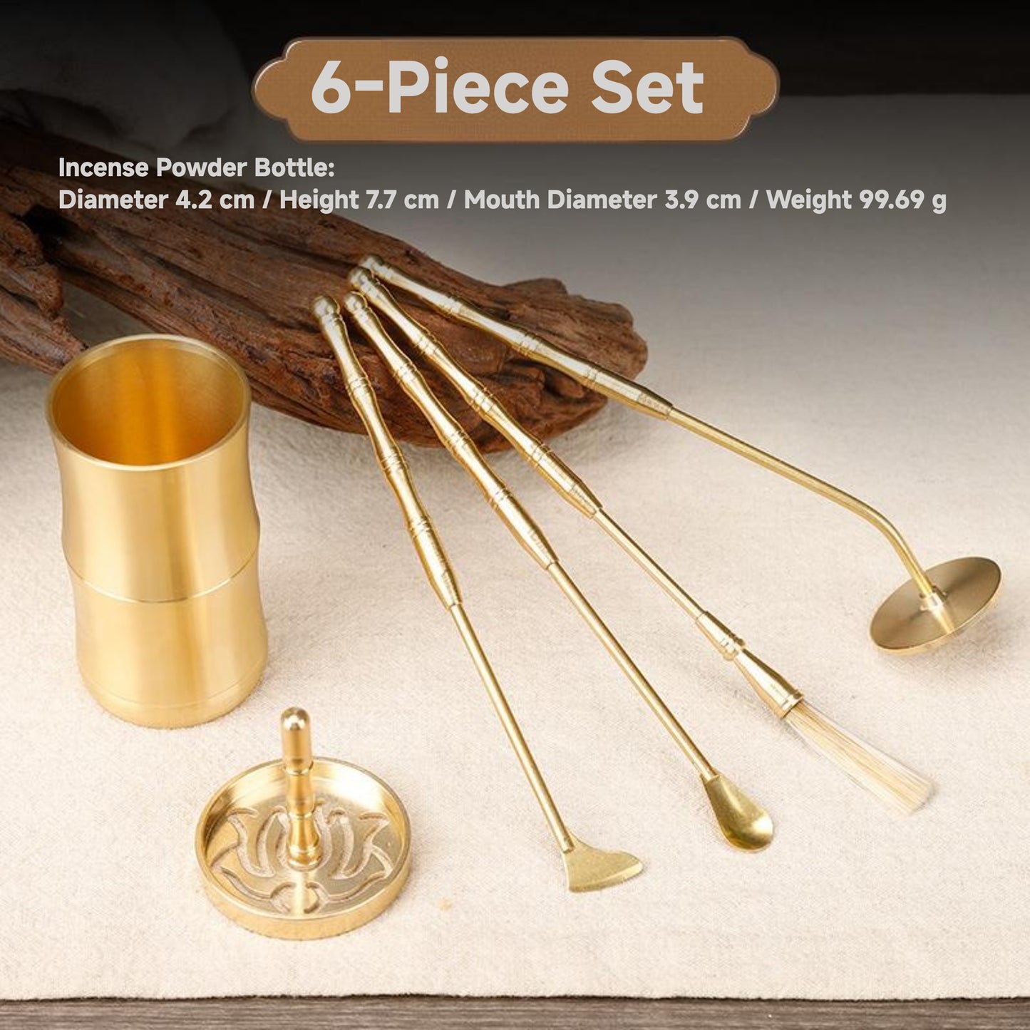 Brass Incense Tool Set