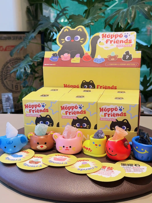 Crystal Buddies Blind Box — Healing crystal surprise toys for calm, comfort, and positive energy.