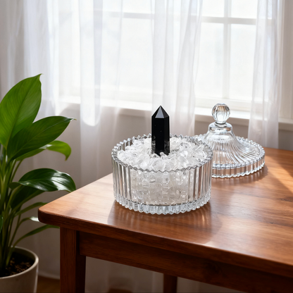 Natural White Quartz Energy Clearing Bowl🤍