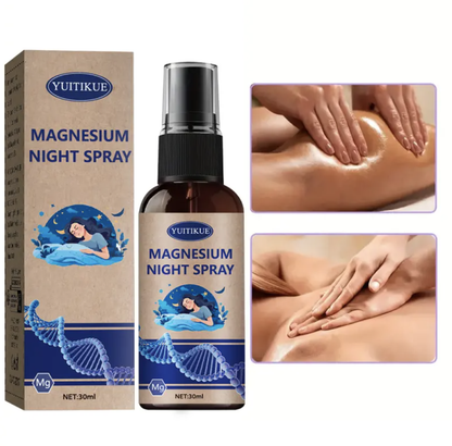 Calming Magnesium Sleep Spray – Natural Relaxation Mist for Men & Women | Muscle Relief & Nighttime Comfort