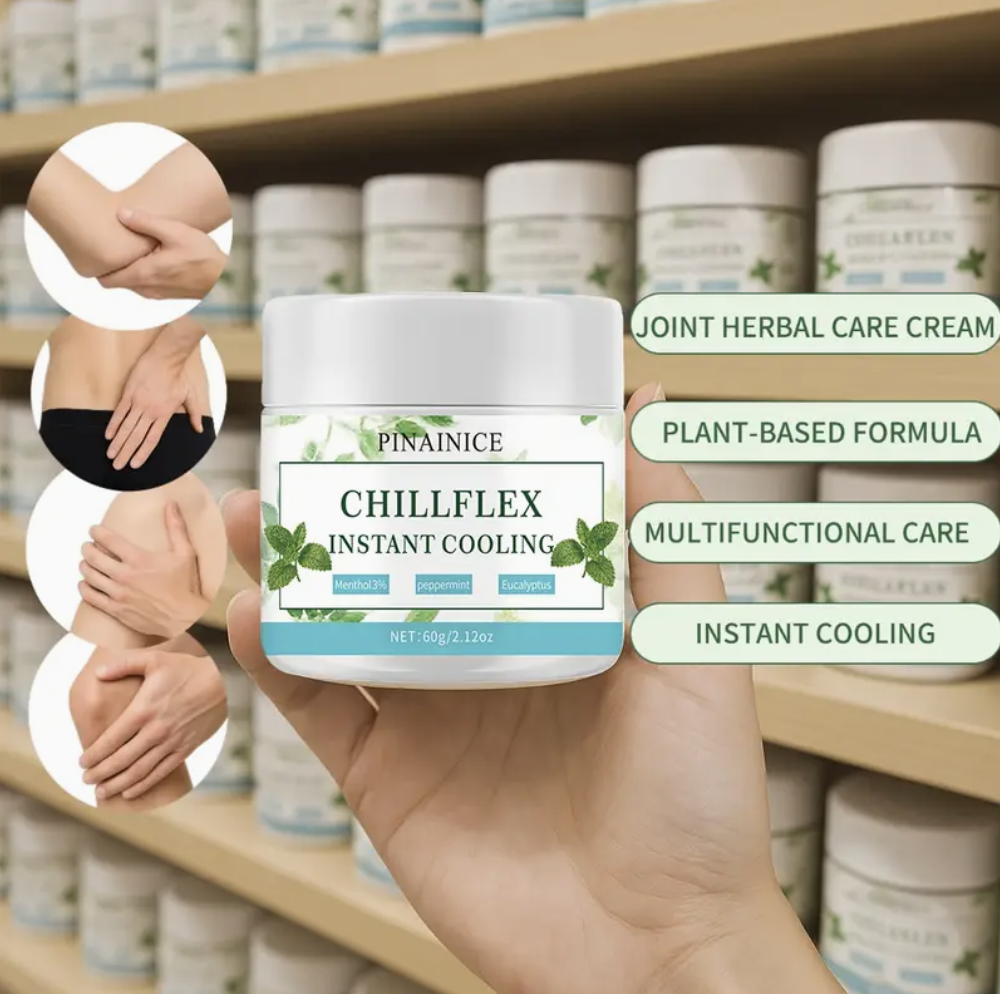 Instant Cooling Cream | Soothing Relief for Muscles & Joints | Mint & Herbal Formula (60g)